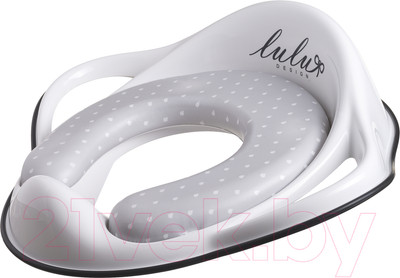 Детская накладка на унитаз Maltex Лулу / 6150 (белый/черный)