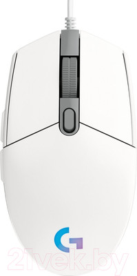 Мышь Logitech G102 Lightsync (белый)