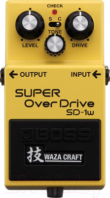 Педаль электрогитарная Boss SD-1W Waza Craft Super Overdrive