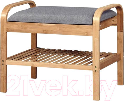 Банкетка Halmar ST-12 (натуральный/серый)