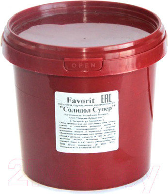 Смазка техническая Favorit Солидол Супер / 56856 (9кг)