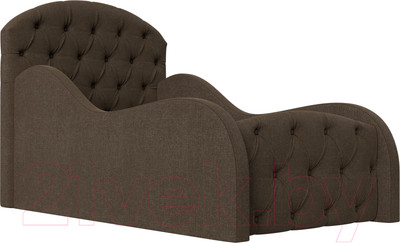 Кровать-тахта детская Mebelico Майя Люкс 235 / 104168 (рогожка, коричневый)