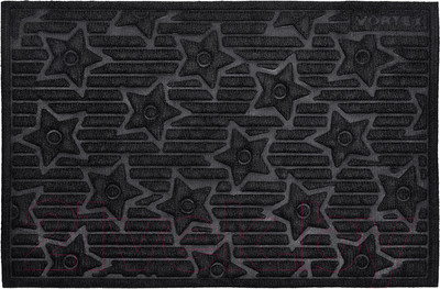 Коврик грязезащитный VORTEX Greek 40x60 / 20102 (черный)