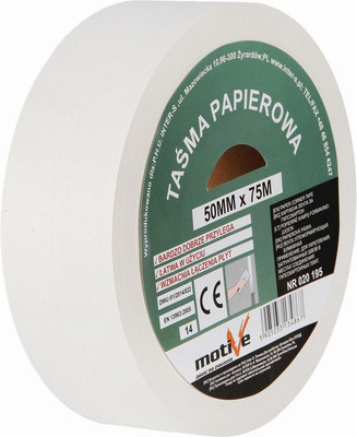 Бумажная лента Motive Для гипсокартона 0.050x75м / 020195