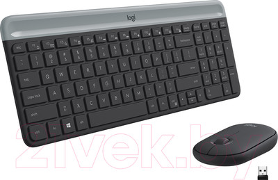 Комплект клавиатура и мышь Logitech MK470 Slim Wireless Combo / 920-009206