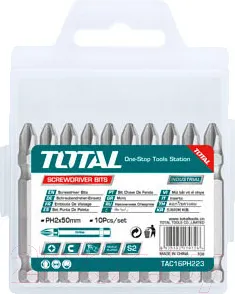 Набор бит TOTAL TAC16PH223 (10шт)