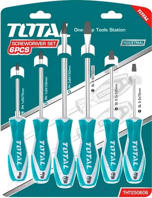 Набор отверток TOTAL THT250606