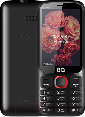 Мобильный телефон BQ Step XXL Plus BQ-3590 (черный/красный)