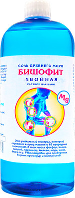 Соль для ванны Saules Sapnis Бишофит магниевая раствор хвойная (1л)