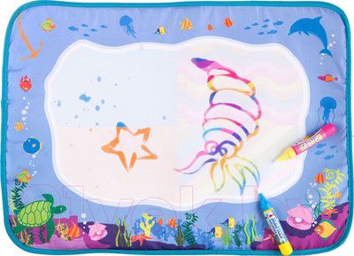 Набор для творчества Bondibon Водная раскраска-коврик. Море / ВВ3098