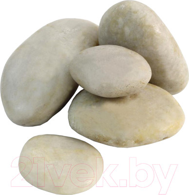 Грунт для аквариума Laguna Галька S/GB / 73954007 (1кг, серый)