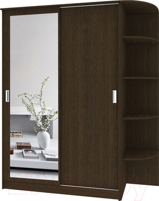 Шкаф-купе Кортекс-мебель Лагуна ШК05-01 (венге, правая консоль)