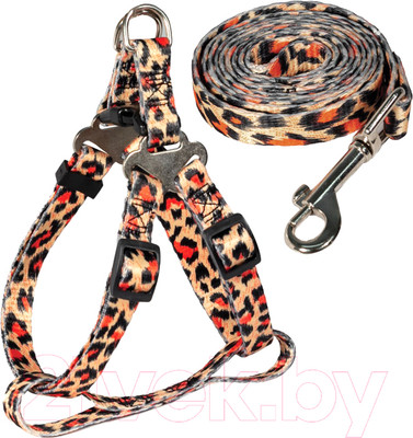 Шлея с поводком Triol Абстракция / 11491026 (S)