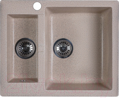 Мойка кухонная БелЭворс Duet R (темно-бежевый)