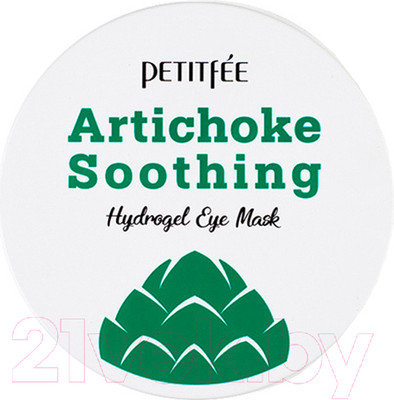 Патчи под глаза Petitfee Artichoke Soothing Hydrogel Eye Mask (60шт)