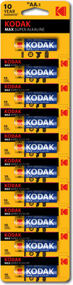 Комплект батареек Kodak MAX LR6 BL-10 отрывные (Б0005126)