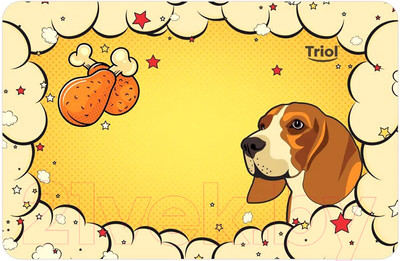 Коврик под миску Triol Собачка / 30211010