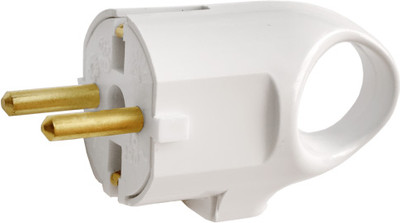 Вилка штепсельная Bylectrica В16-336 (белый)