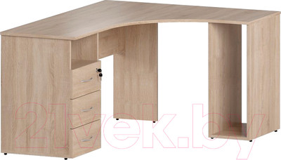 Письменный стол Славянская столица С-086/1 (правый, дуб сонома)