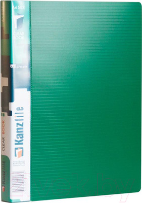 Папка-регистратор Kanzfile 07Q-2K (зеленый)