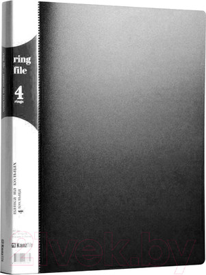 Папка-регистратор Kanzfile 071Q-4K (черный)