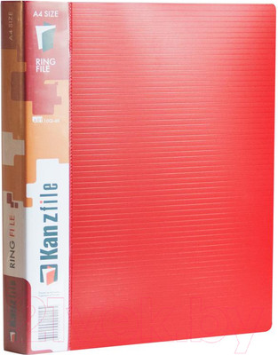 Папка-регистратор Kanzfile 07Q-4K (красный)