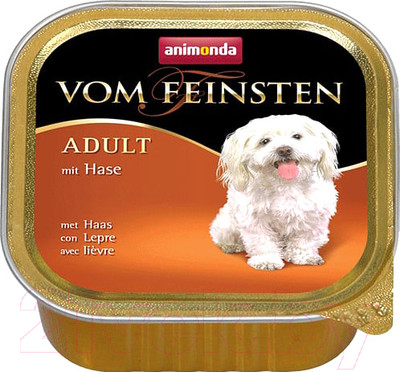 Влажный корм для собак Animonda Vom Feinsten Adult с кроликом (150г)