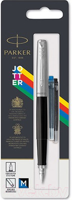 Ручка перьевая имиджевая Parker Jotter Originals Black CT 2096430