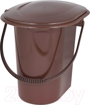 Ведро-туалет Альтернатива М7619 (коричневый)