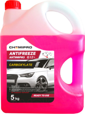 Антифриз Chemipro G12+ / CH046 (5кг, красный)