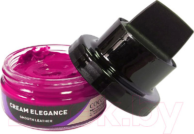 Крем для обуви Coccine Cream Elegance с губкой (50мл, фуксия)