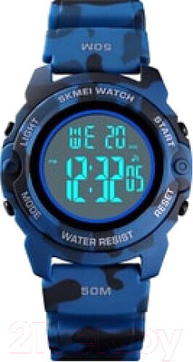 Часы наручные детские Skmei 1574 (синий камуфляжный)