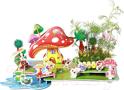 Набор для выращивания растений Darvish 3D Сельский пейзаж / DV-T-2178-3 (34эл)