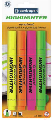 Набор маркеров Centropen Fax / 8852 0403 (4шт)