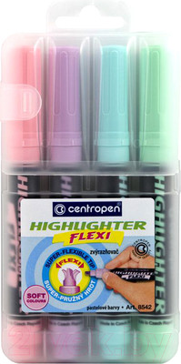 Набор маркеров Centropen Flexi / 8542 0402 (4шт)