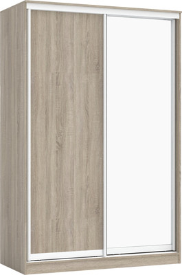 Шкаф-купе Кортекс-мебель Сенатор ШК10 Классика ДСП с зеркалом (дуб сонома)