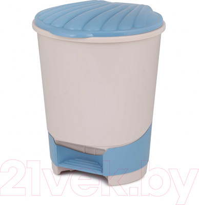 Мусорное ведро Альтернатива М1380 (10л, голубой)