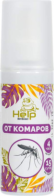 Спрей от насекомых Help От комаров / 80510 (100мл)