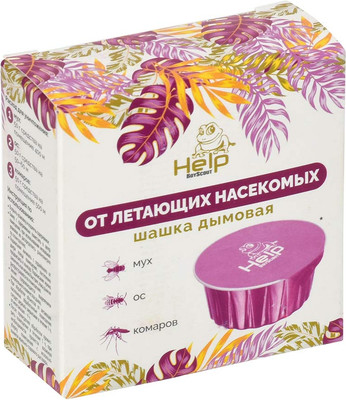 Шашка дымовая от насекомых Help От комаров, мух и ос 80233
