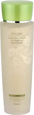 Тонер для лица 3W Clinic Aloe Full Water Activating (150мл)