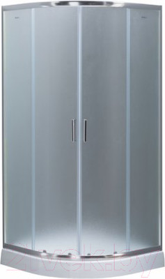 Душевой уголок Aquanet Полукруглый 80x80 / SE-800Q (узорчатое стекло)
