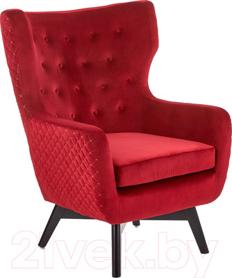 Кресло мягкое Halmar Marvel (бордовый/черный)