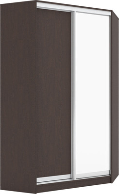 Шкаф-купе Кортекс-мебель Сенатор ШК30 Классика ДСП с зеркалом (венге)