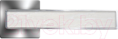 Ручка дверная Адель CP (дуб шале снежный)