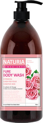 Гель для душа Evas Naturia Pure Body Wash Rose & Rosemary (750мл)