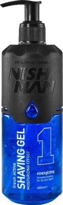 Гель для бритья NishMan 1 Fresh Active (400мл)