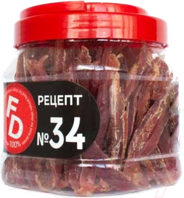 Лакомство для собак For Dogs Полоски из мяса утки / TUZ542 (500г)