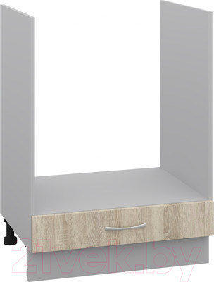 Шкаф под духовку Кортекс-мебель Корнелия Лира НШ60д (дуб сонома)
