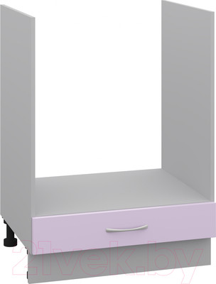 Шкаф под духовку Кортекс-мебель Корнелия Лира НШ60д (сирень)