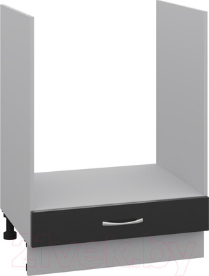 Шкаф под духовку Кортекс-мебель Корнелия Лира НШ60д (черный)